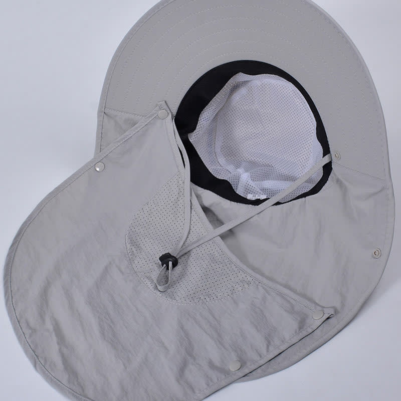 Detachable Face Mask Bucket Hat