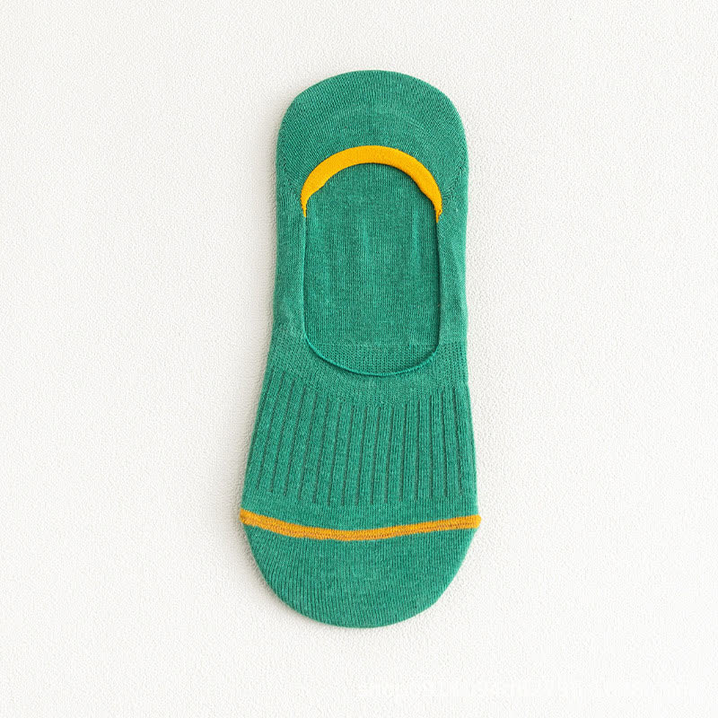 Cotton No-Show Socks with Heel Grips(10 Pairs)