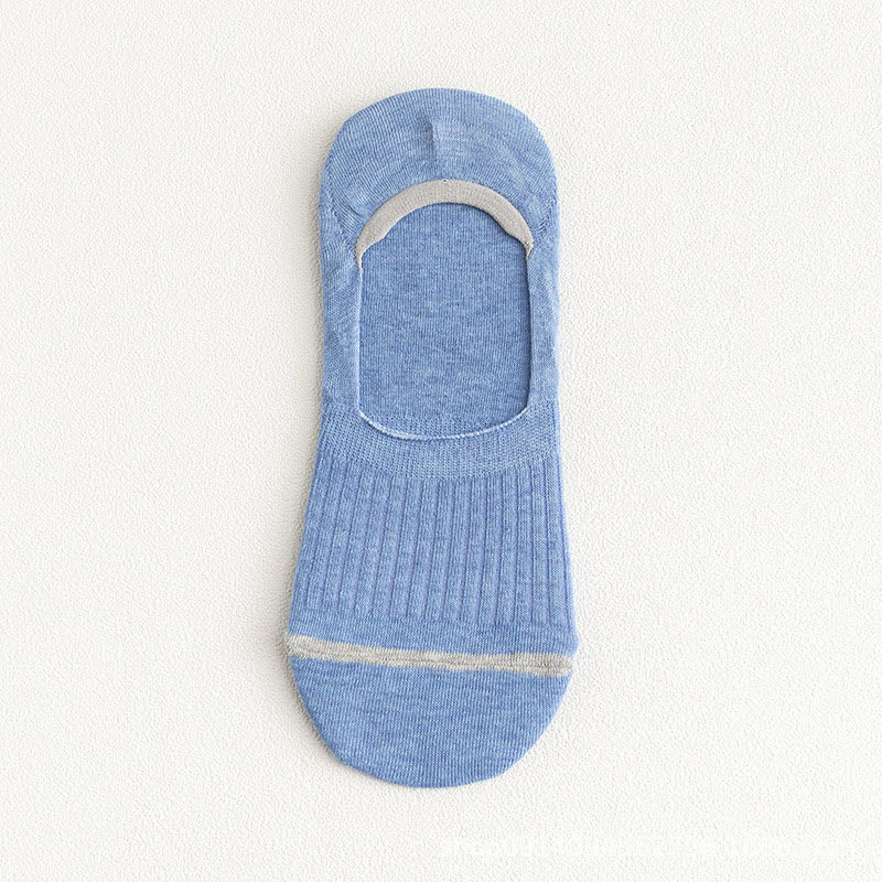 Cotton No-Show Socks with Heel Grips(10 Pairs)