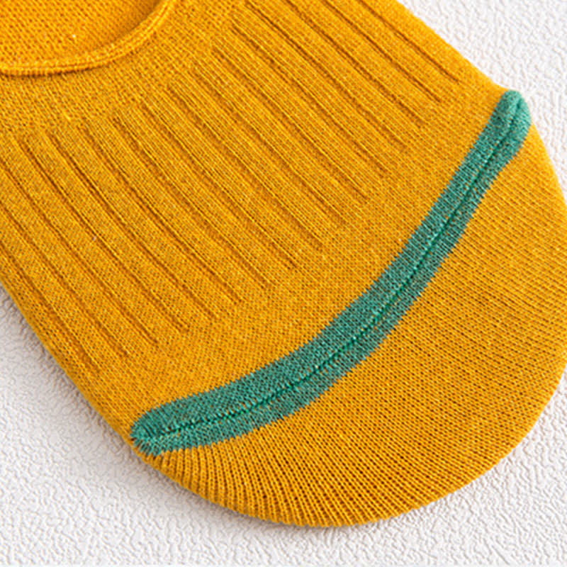 Cotton No-Show Socks with Heel Grips(10 Pairs)