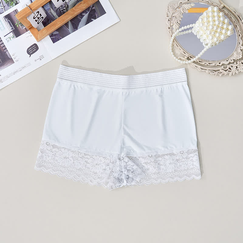 High Waist Lace Comfy Boyshort(2 Packs)