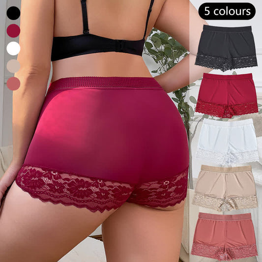 High Waist Lace Comfy Boyshort(2 Packs)