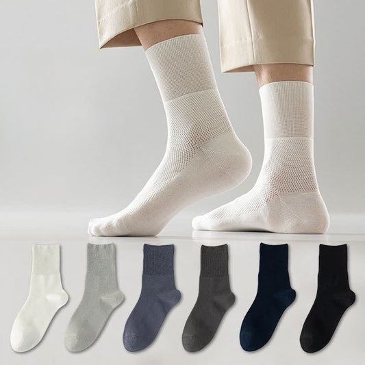 Thin Mesh Breathable Loose Ankle Socks(6 Pairs)