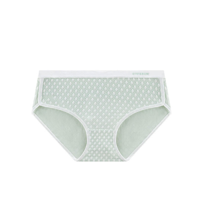 Mid-rise Jacquard Comfy Soft Brief(3 Packs)