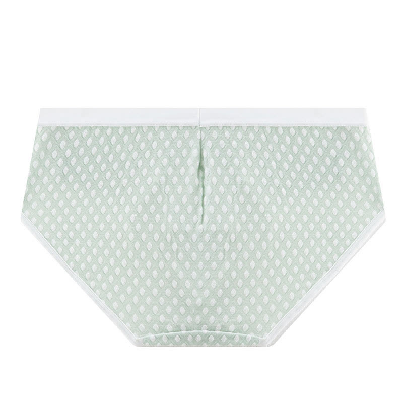 Mid-rise Jacquard Comfy Soft Brief(3 Packs)