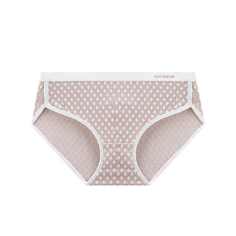 Mid-rise Jacquard Comfy Soft Brief(3 Packs)