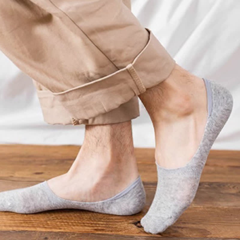 Plus Size Cotton Invisible Socks(5 Pairs)
