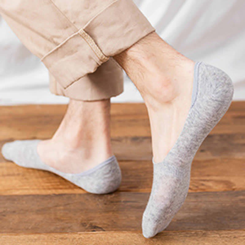 Plus Size Cotton Invisible Socks(5 Pairs)
