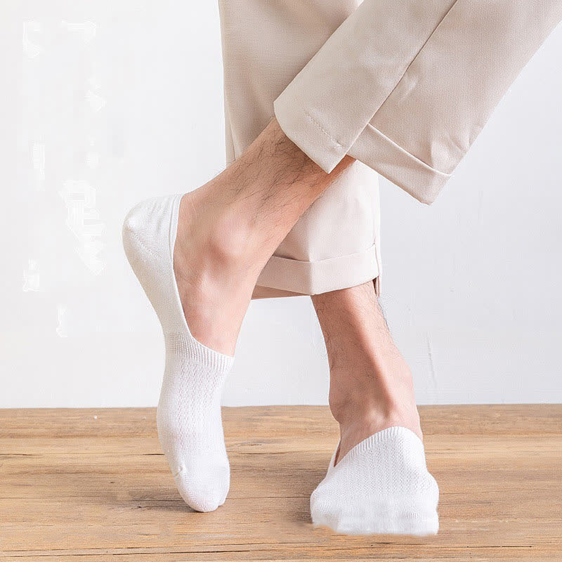 Plus Size Cotton Invisible Socks(5 Pairs)