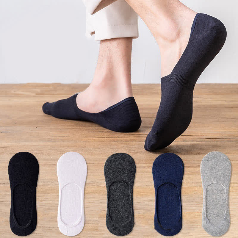 Plus Size Cotton Invisible Socks(5 Pairs)