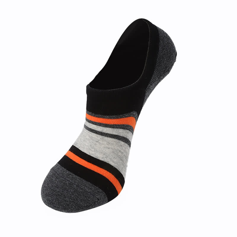 Cotton Striped Non-slip Invisible Socks(6 Pairs)