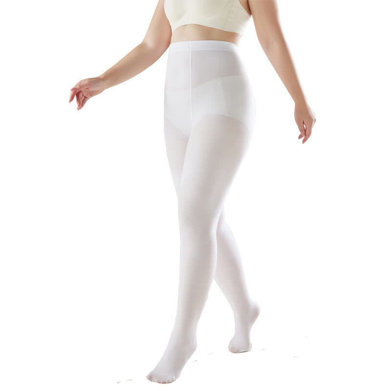 White Footed Dance Tights(2 Pairs)