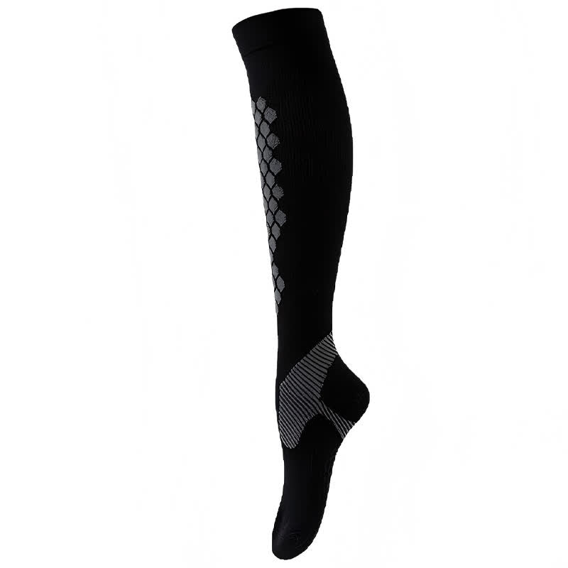 Geometric Pattern Compression Socks(3 Pairs)