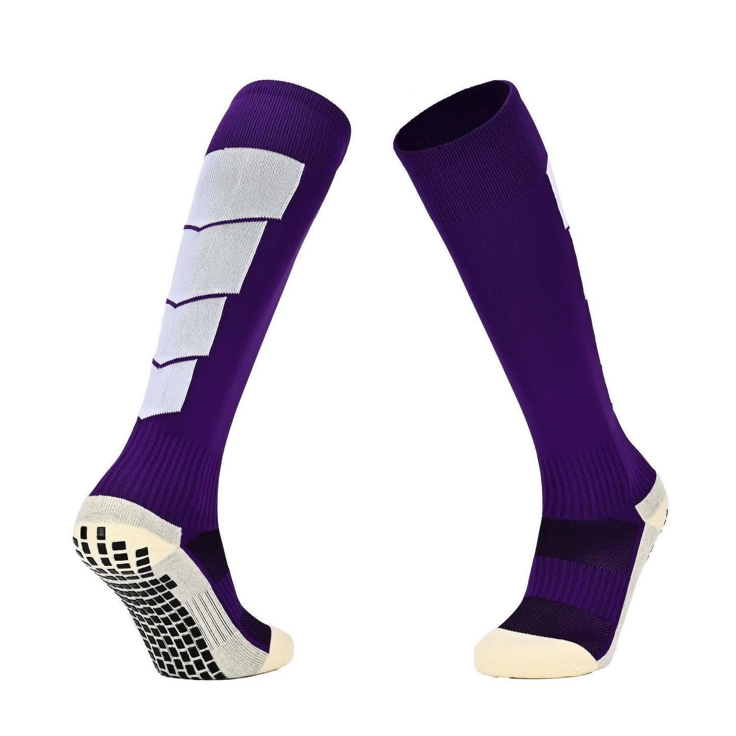 Anti-slip Breathable Knee-high Soccer Socks(5 Pairs)