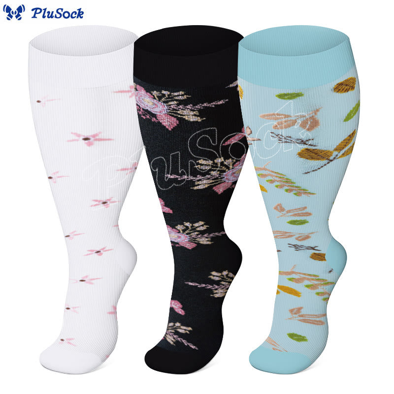 Plus Size Defoliation Compression Socks - image 1