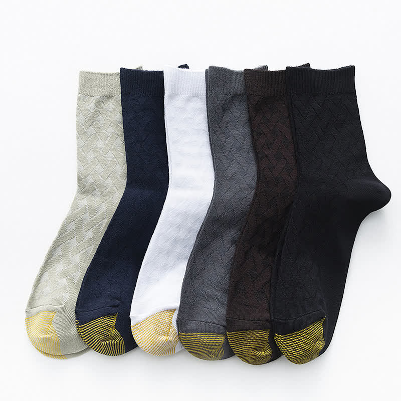 Bamboo Fiber Comfortable Quarter Socks(5 Pairs)