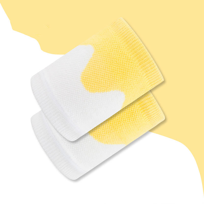 Wave Color Block Wrist Sleeves(2 Pairs)