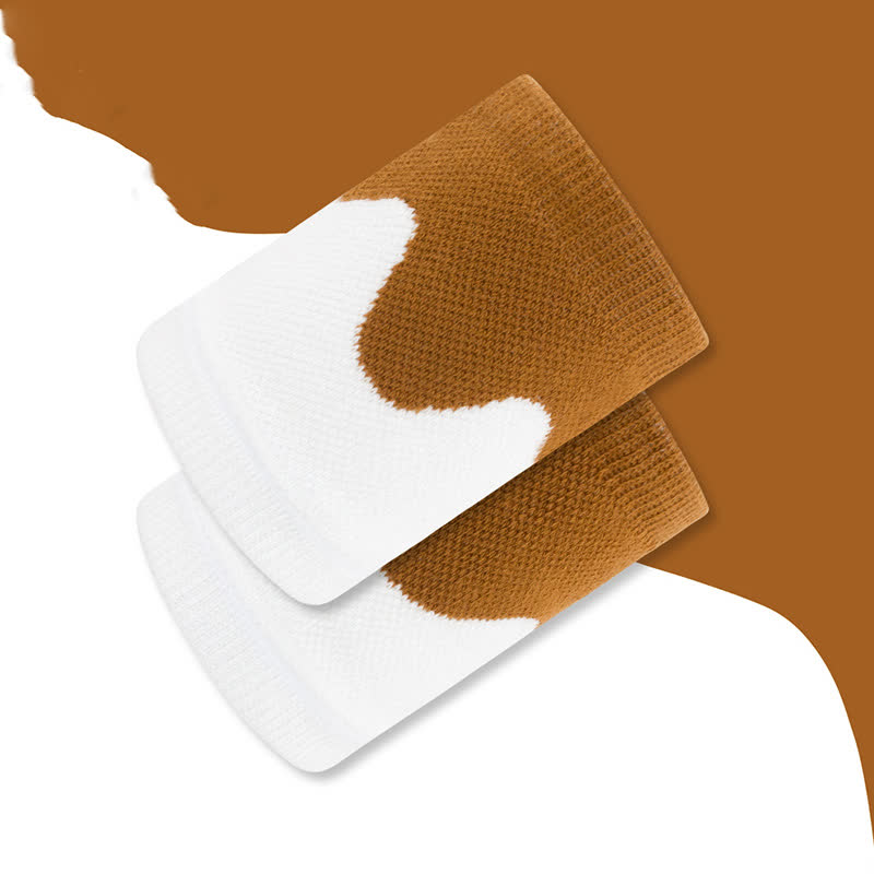 Wave Color Block Wrist Sleeves(2 Pairs)