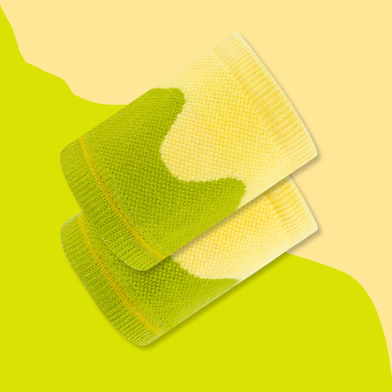 Wave Color Block Wrist Sleeves(2 Pairs)