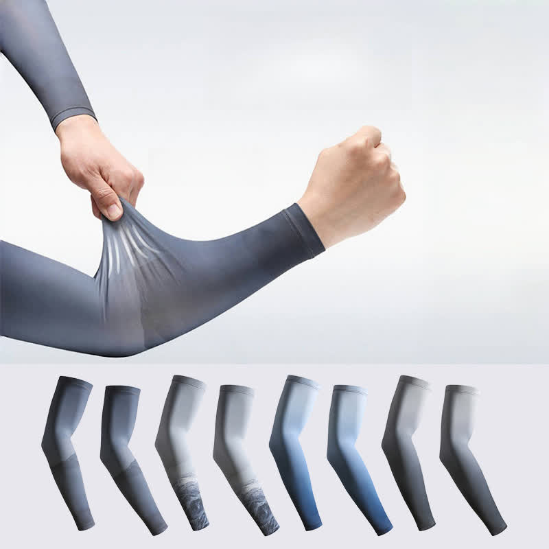 Outdoor Sun Protection Gradient Arm Sleeves(2 Pairs)