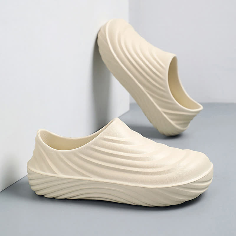 Solid Color Non-slip Waterproof Kitchen Shoes