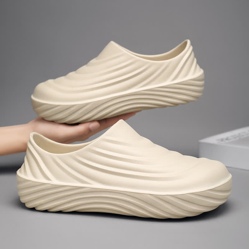 Solid Color Non-slip Waterproof Kitchen Shoes