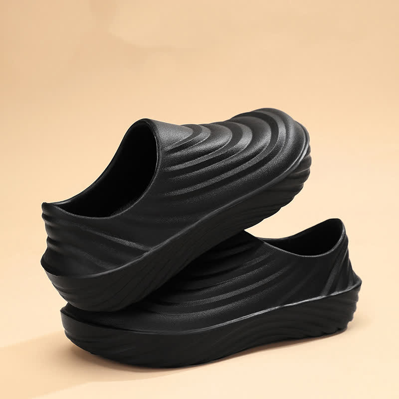 Solid Color Non-slip Waterproof Kitchen Shoes