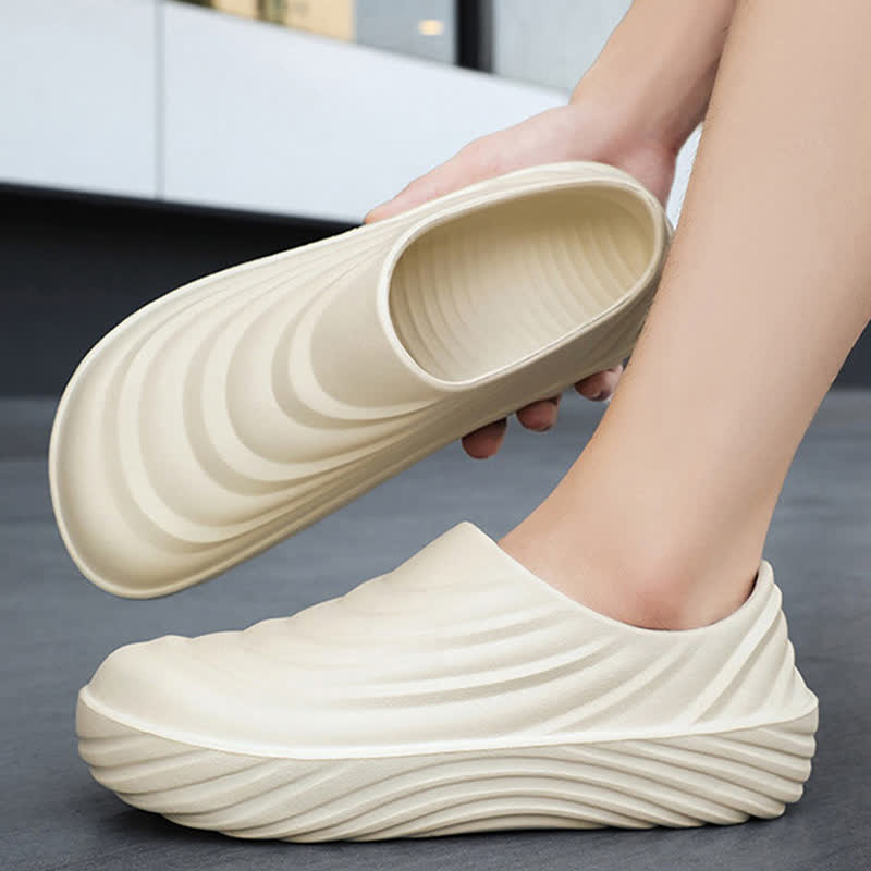 Solid Color Non-slip Waterproof Kitchen Shoes