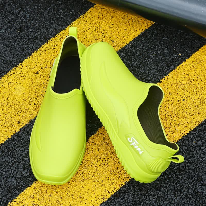 Solid Color Non-slip Waterproof Gardening Shoes