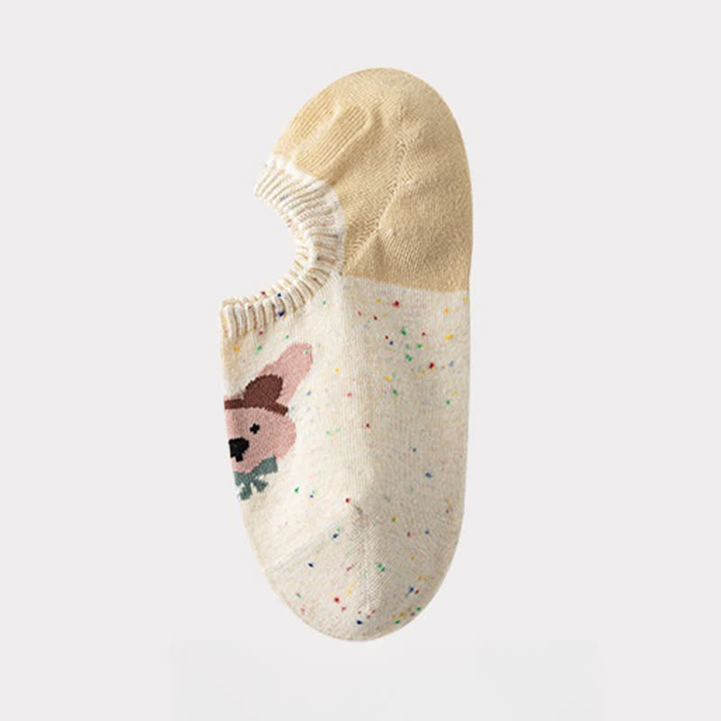 Cute Patterned No Show Socks(8 Pairs)