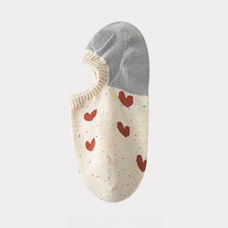 Cute Patterned No Show Socks(8 Pairs)