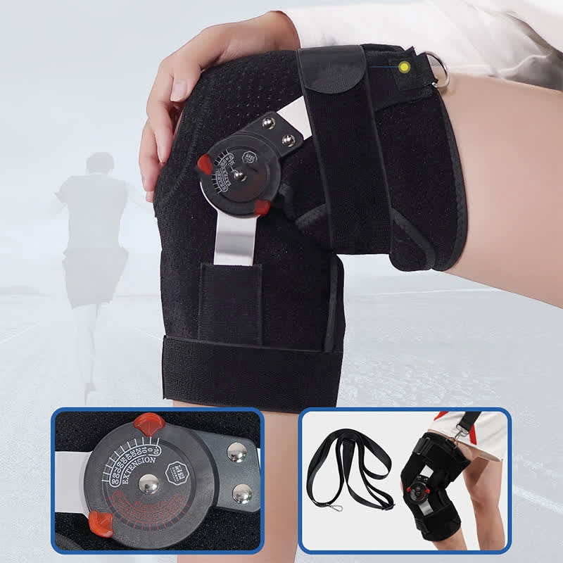 Knee Brace with Adjustable Bending Angle