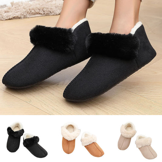 Plus Size Fluffy Non-slip Slippers - image 0