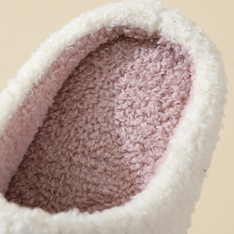 Plus Size Comfy Colorful Pattern Home Slippers