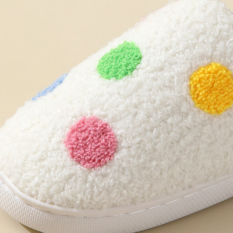 Plus Size Comfy Colorful Pattern Home Slippers