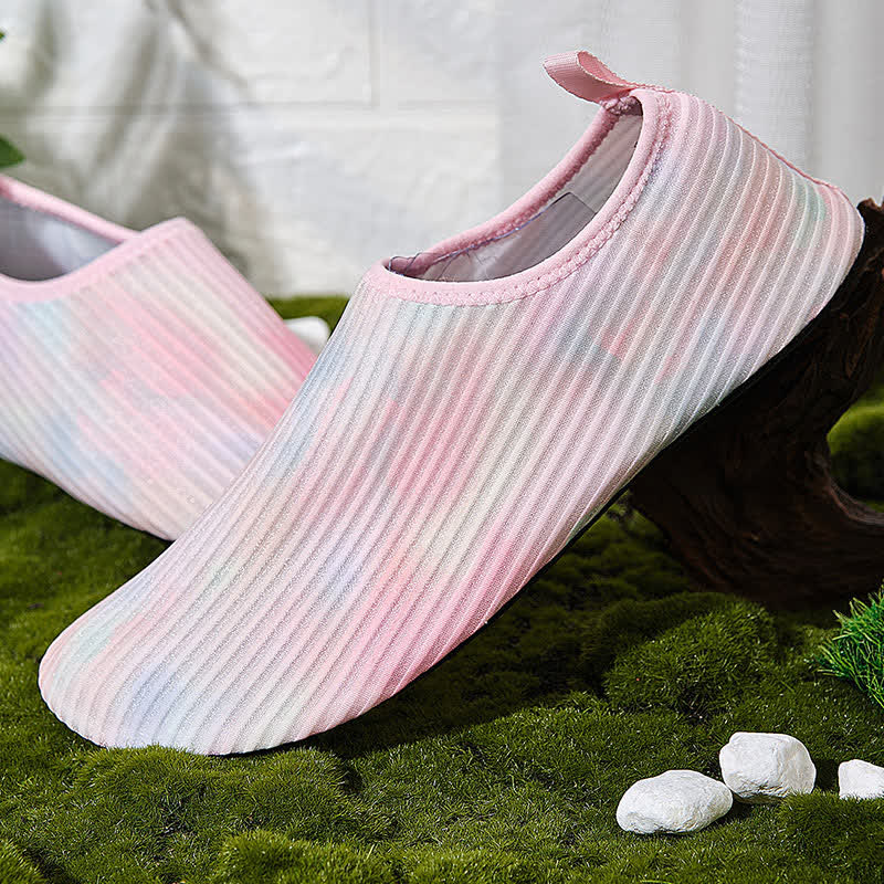 Plus Size Tie-dyed Beach Slippers