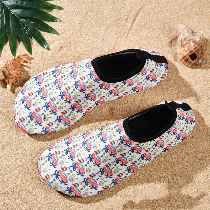 Colorful Pattern Non-slip Breathable Beach Slippers