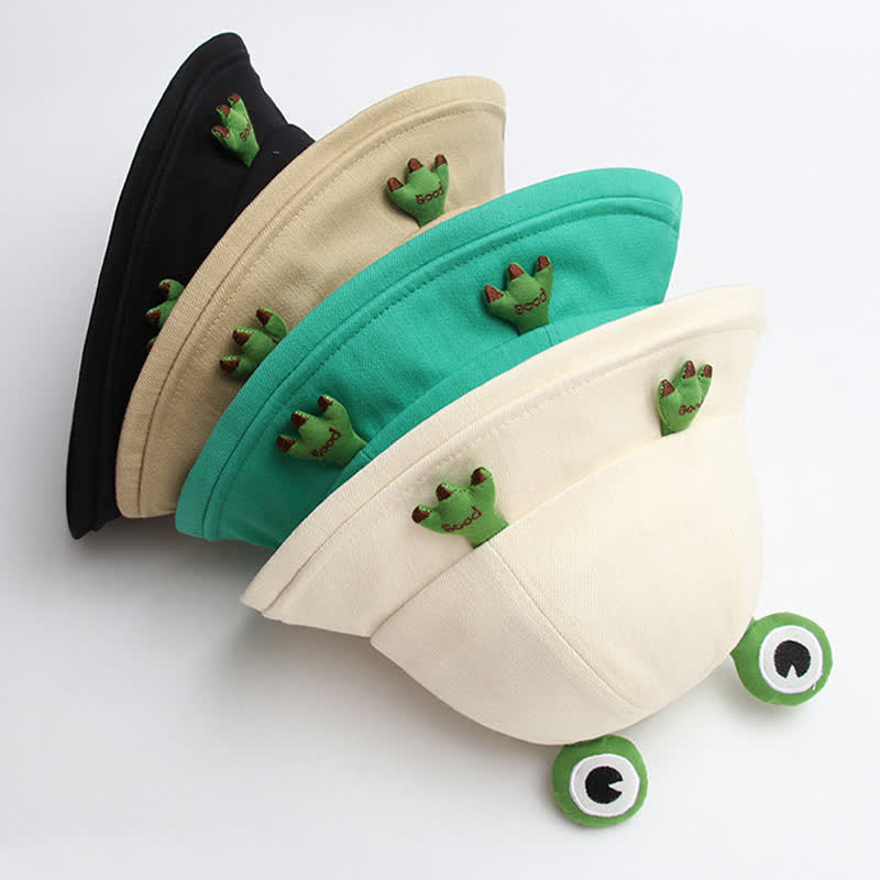 Cute Frog Design Bucket Hat - image 1
