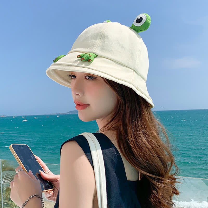 Cute Frog Design Bucket Hat - image 5