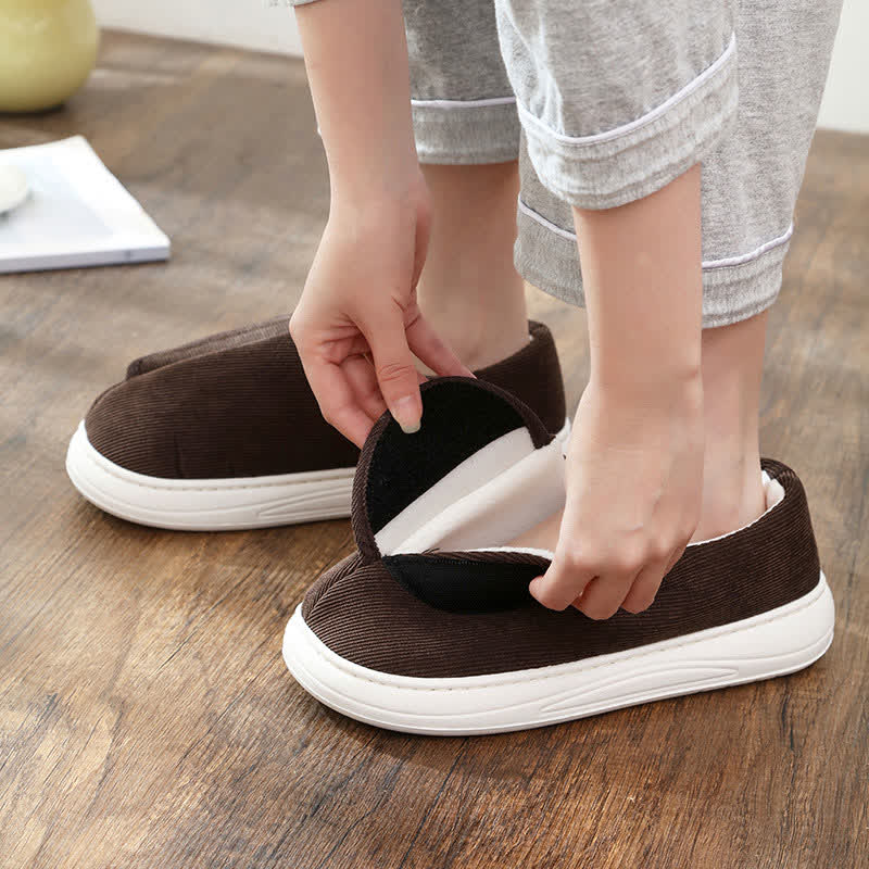 Plus Size Non-Slip Velcro Warm Slippers - image 9