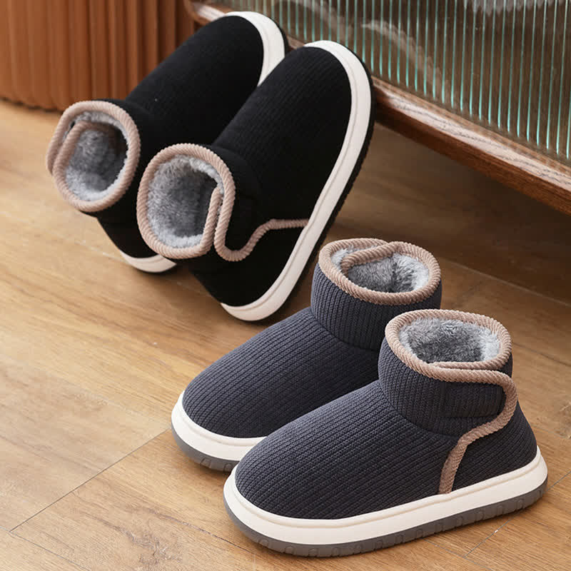 Warm Non-slip Thick-soled Slippers - image 5