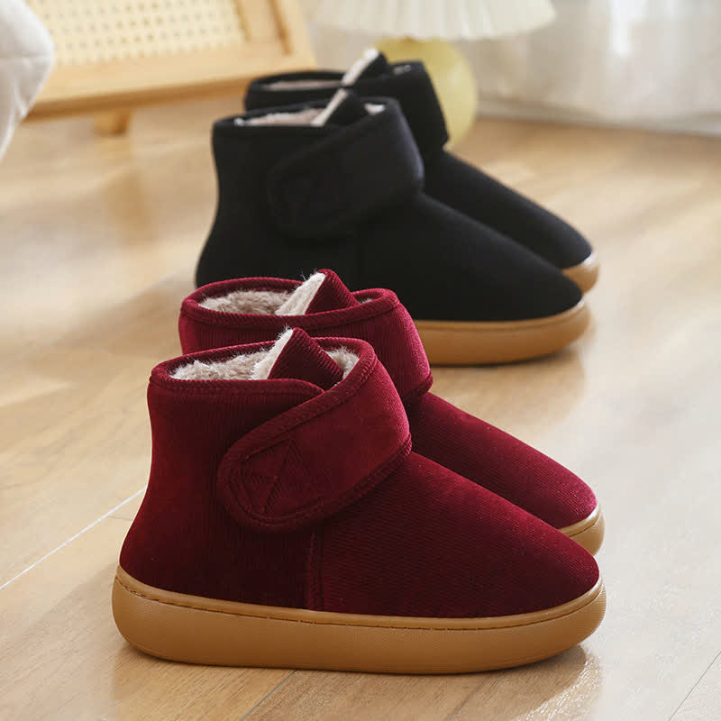 Velcro High Top Warm Indoor Slippers - image 5