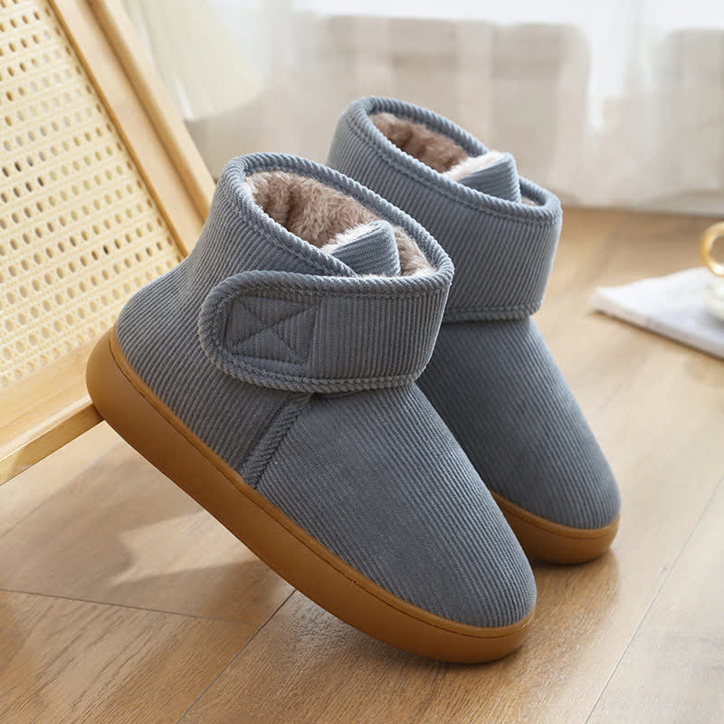 Velcro High Top Warm Indoor Slippers - image 12