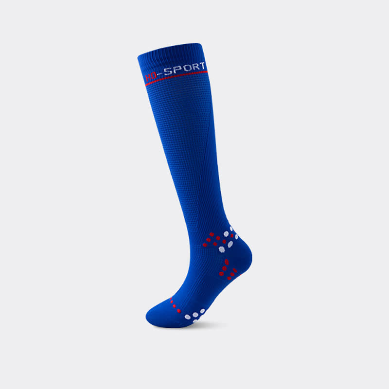 Geometric Pattern Compression Knee High Socks(4 Pairs)