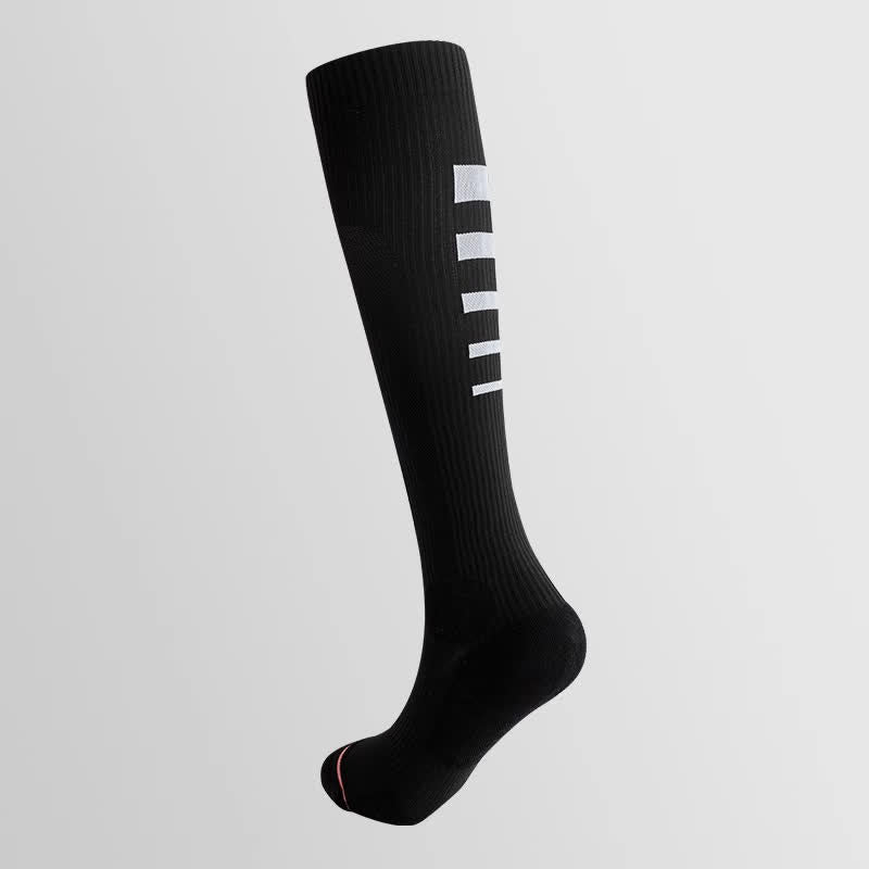 Irregular Stripe Compression Knee High Socks(6 Pairs)