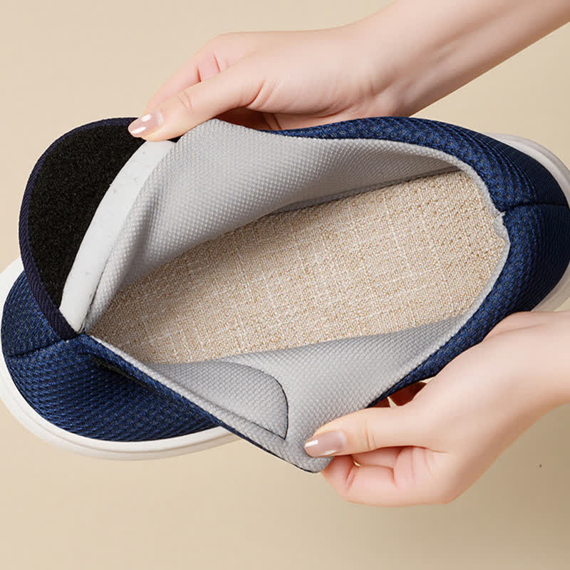 Wide Opening Mesh Slip-On Slippers - image 10