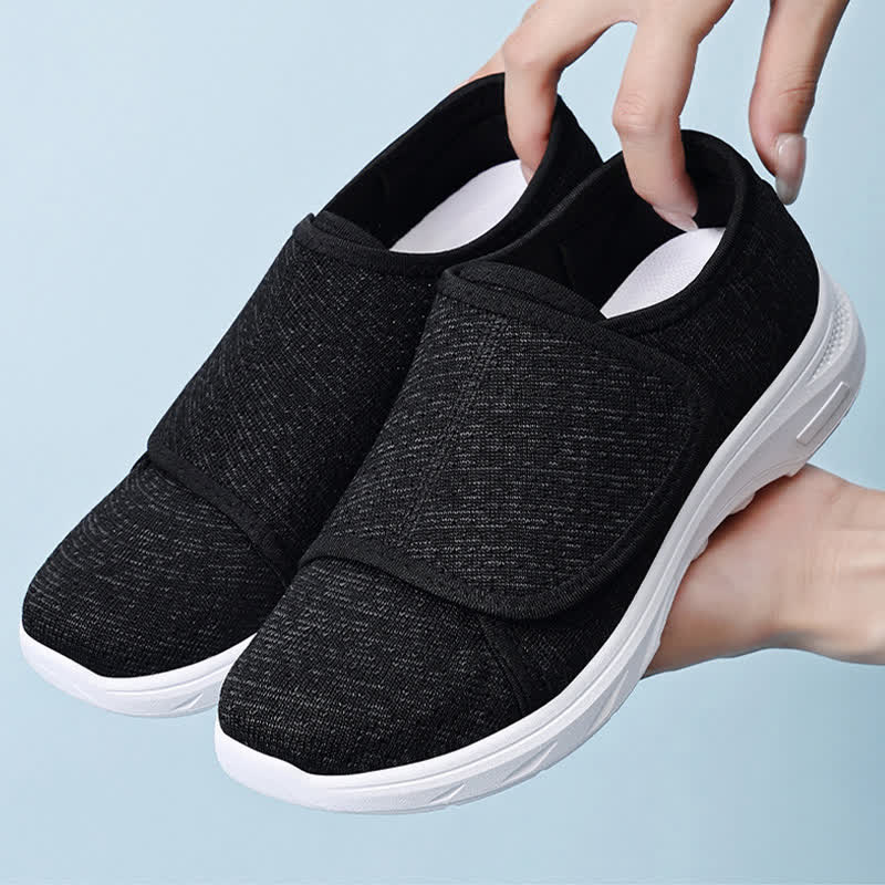 Comfortable Casual Velcro Adjustable Slippers - Black - EU41(US7.5) - image 5