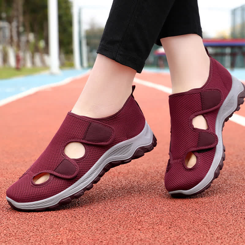 Breathable Casual Velcro Adjustable Slippers - image 6