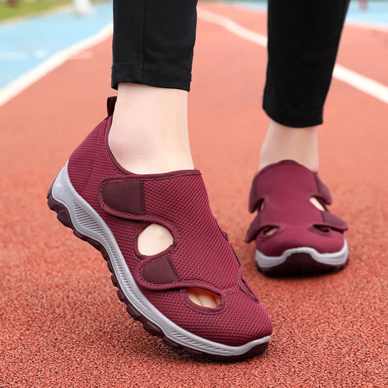 Breathable Casual Velcro Adjustable Slippers - image 5