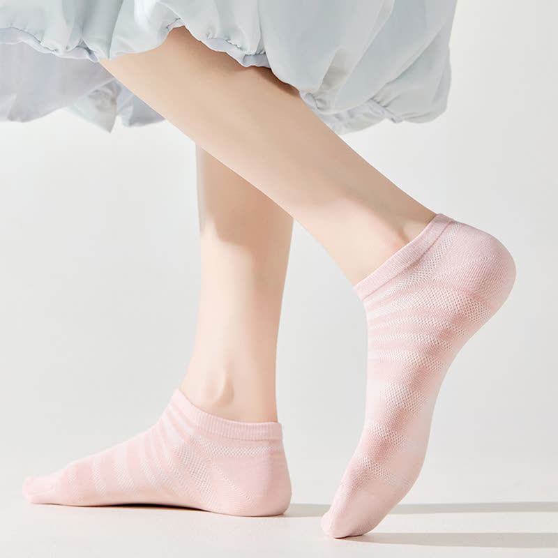 Modal Mesh Breathable Ankle Socks(6 Pairs)